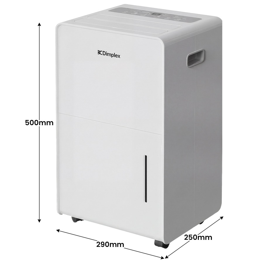 Buy Dimplex 20L Portable Dehumidifier w/ Preset Modes Fan Speeds 4L ...