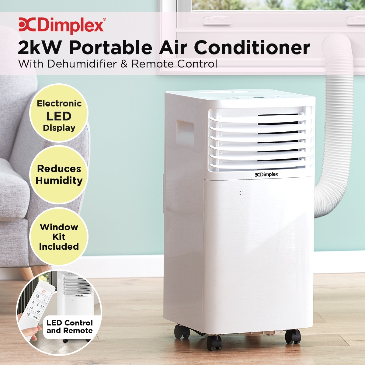 Dimplex mini best sale air conditioner