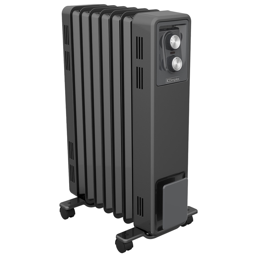 Dimplex Oil Free 1.5kW Column Heater w/ Thermostat in Black