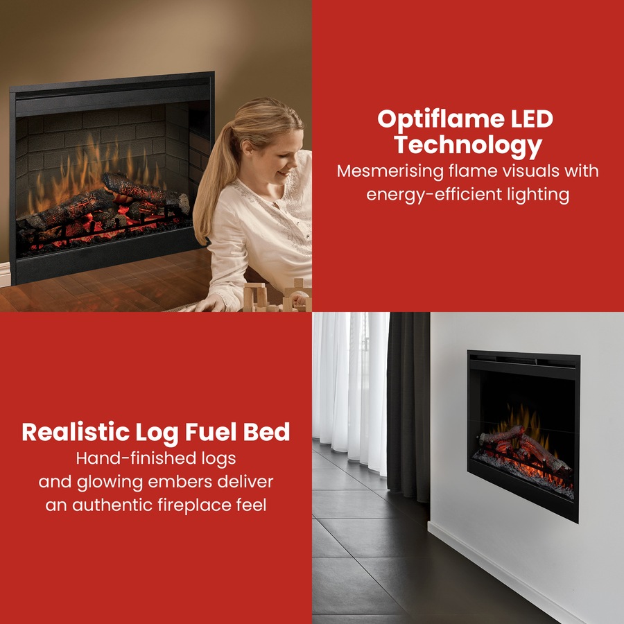 Dimplex Optiflame Electric Firebox Heater - 26-inches