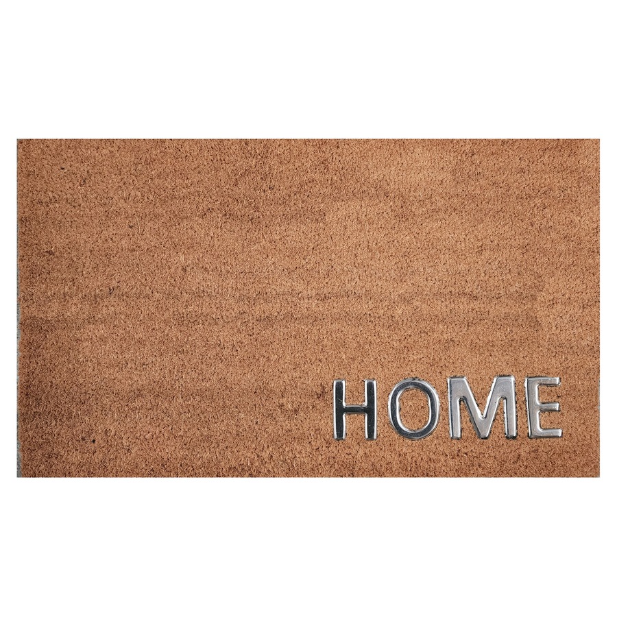 Door Mat Deluxe Coir Back S Steel Home 45 X 75 Cm Doormat