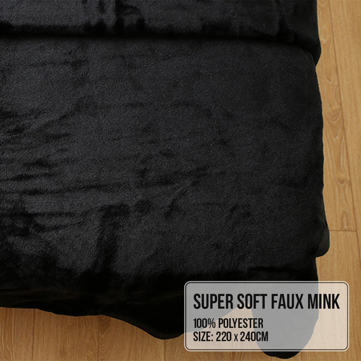 Double sided mink online blanket