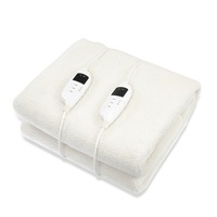 Laura Hill Fleece Computer Control Electric Blanket Winter Warmer Underlay - Queen