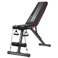 Powertrain Flat Home Gym Bench Powertrain Adjustable Incline Decline FID