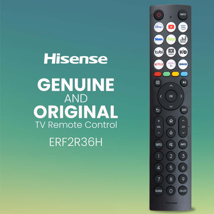 Buy Hisense Genuine ERF2R36H TV Remote Control Original - Everyday ...