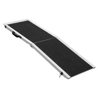 Foldable Aluminium Pet Dog Ramp 183x38cm Step Doggy Carry Folding Heavy Duty
