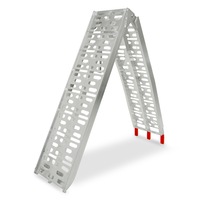 Aluminium Folding Loading Ramp Atv Motorbike Motorcycle Golf Buggy Trailer