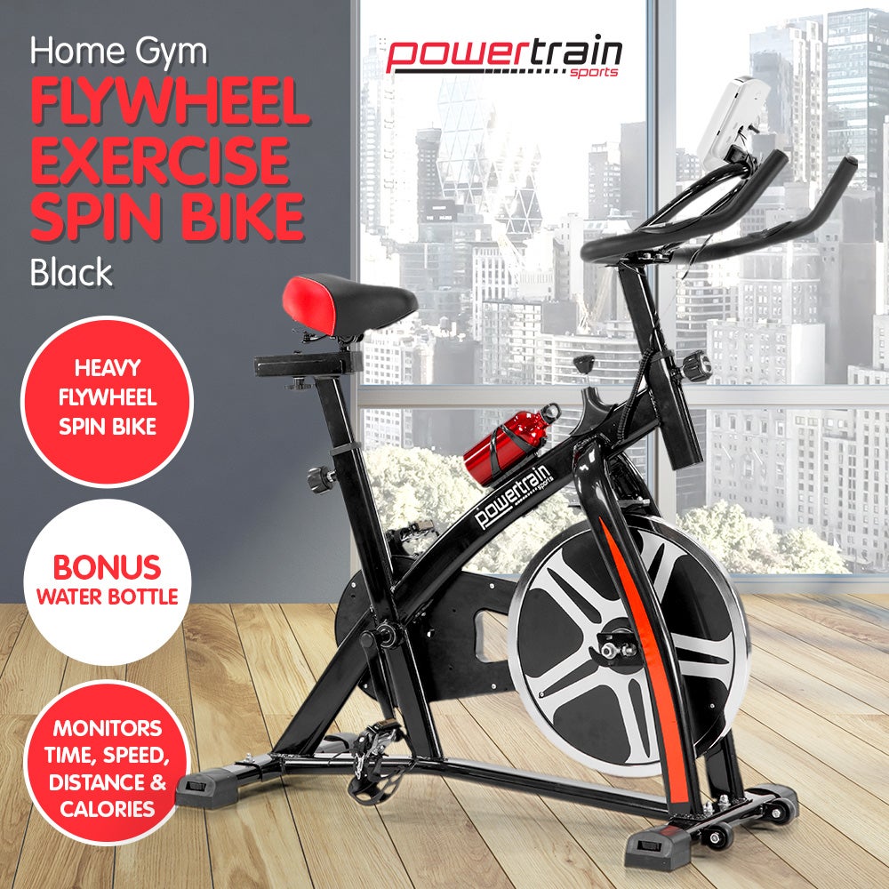 Buy Powertrain Heavy Flywheel Spin Exercise Bike Machine Semi