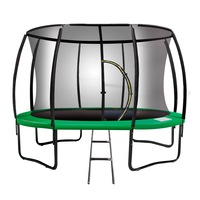 Kahuna 10ft Trampoline Free Ladder Spring Mat Net Safety Pad Cover Round Enclosure Green