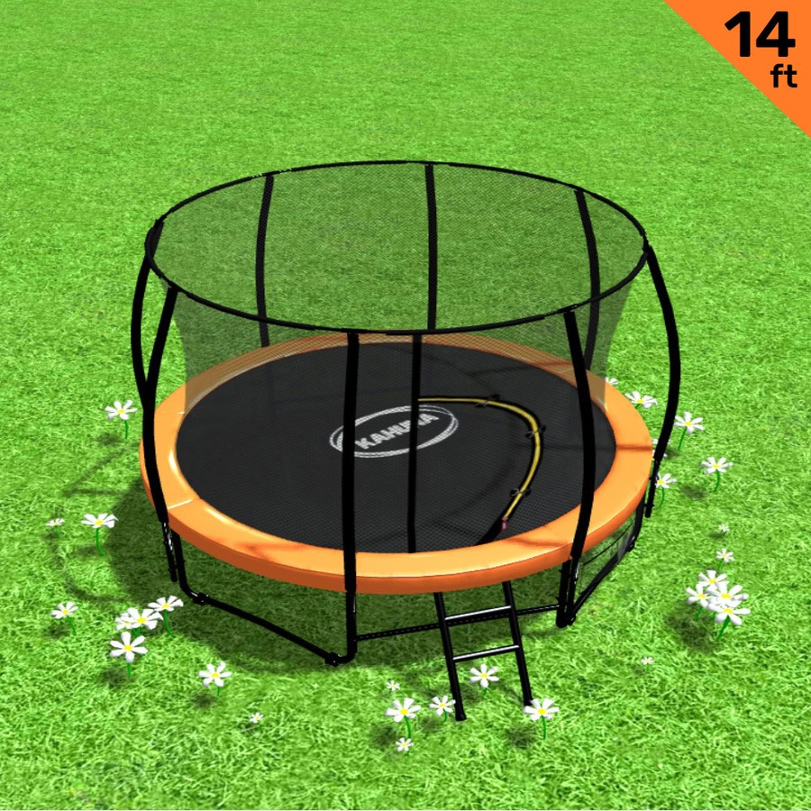 Kahuna Classic 14ft Trampoline - Orange