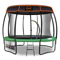 Kahuna 16ft Trampoline Free Safety Net Spring Pad Cover Mat Roof Set- Green