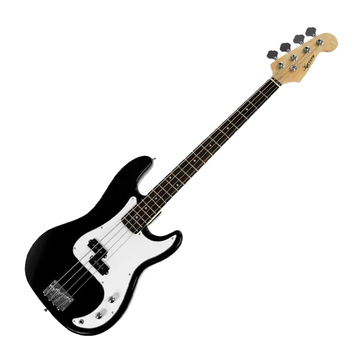 Karrera 4-String Electric Bass Guitar Musical Instrument - Black