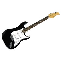 Karrera Electric Guitar Music String Instrument Black