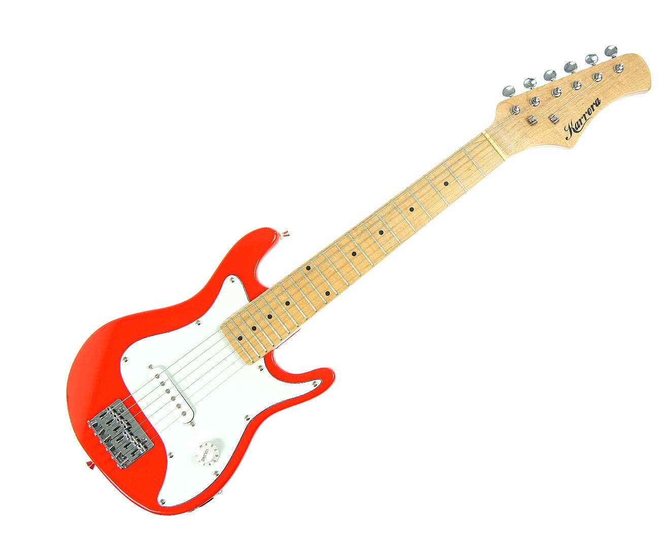 Kids Karrera Electric Guitar Strap Pick Ideal Childrens Gift Junior - Red