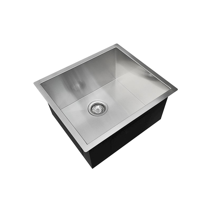 440x440mm Handmade Stainless Steel Undermount Topmount Kitchen Laundry