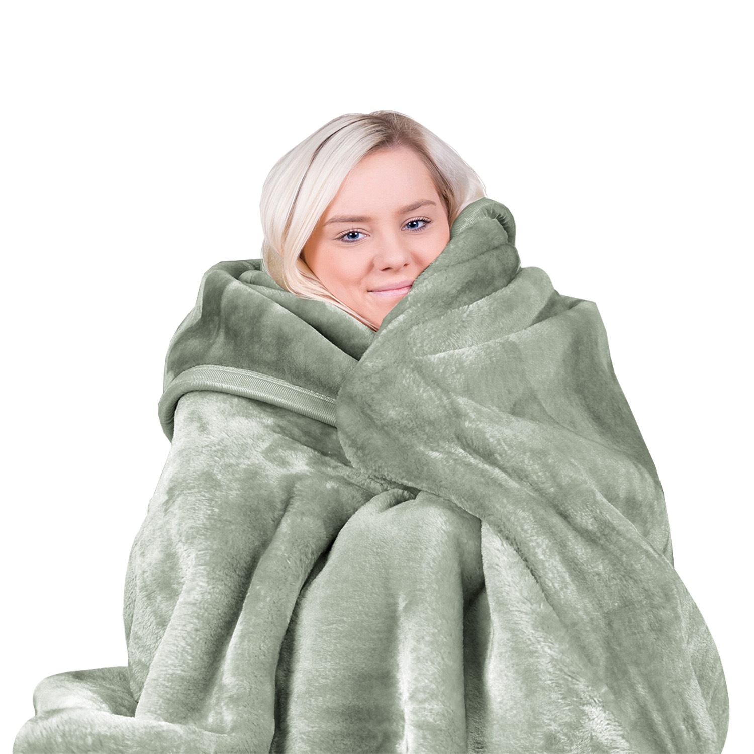Buy Laura Hill 800-GSM Mink Blanket Queen Size Double-Sided Soft
