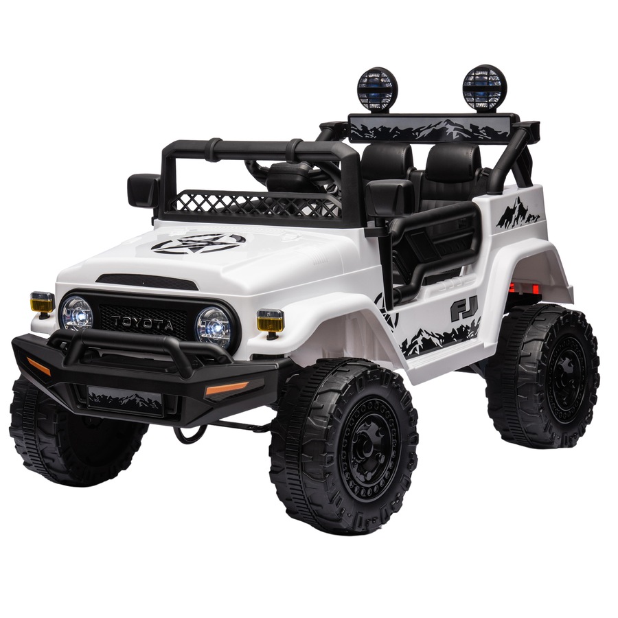 Kahuna Licensed Toyota Electric Kids Ride-on Car Fj Cruiser - White