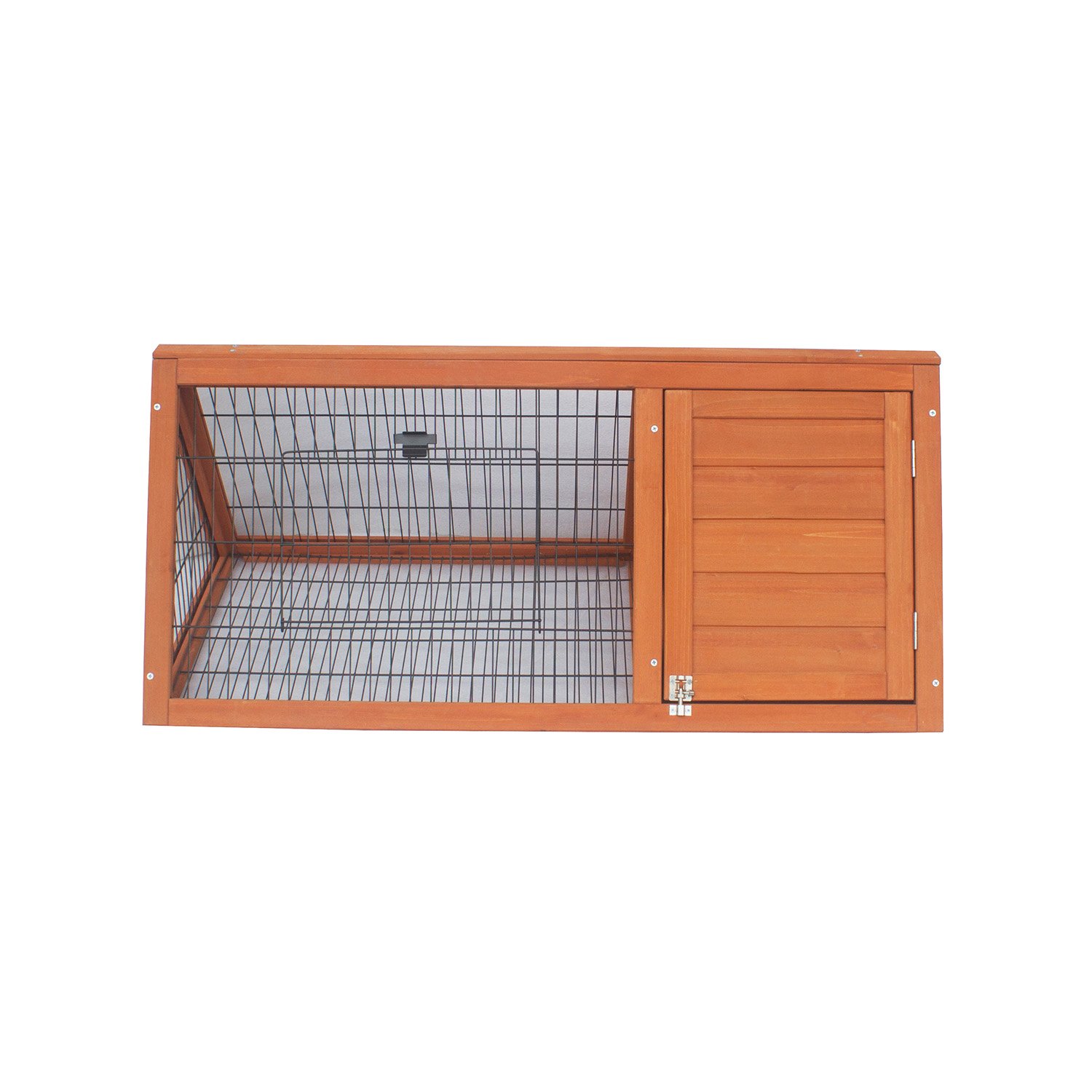 Buy Little Buddies Wooden Triangle 2-Section Rabbit Animal Hutch - 98cm ...