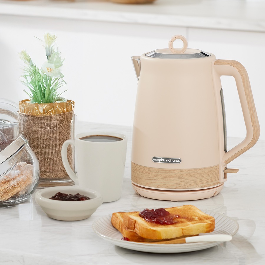 Morphy Richards Essence Scandi 1.7L Electric Kettle w/ Swivel Base BPA-Free Boil-Dry Protection & Scandinavian Design