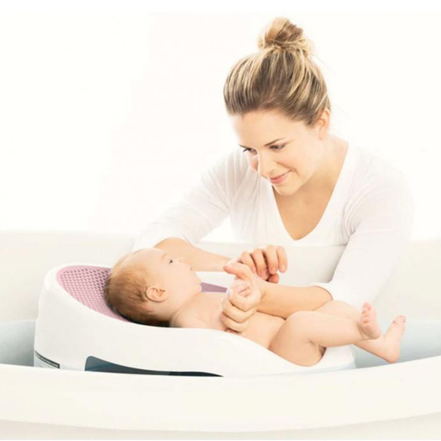 New Angelcare Baby Child Bath Support Soft Touch Shower Mini Seat - Pink
