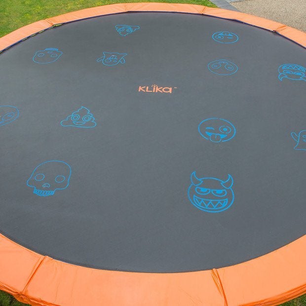 New Replacement Trampoline Spring Mat Round Outdoor Emoji Spring Loops 14ft