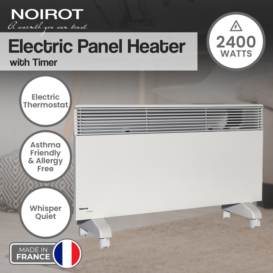 Noirot 7358-8T 2400W Spot Plus Electric Panel Heater w/ Timer - Refurbished