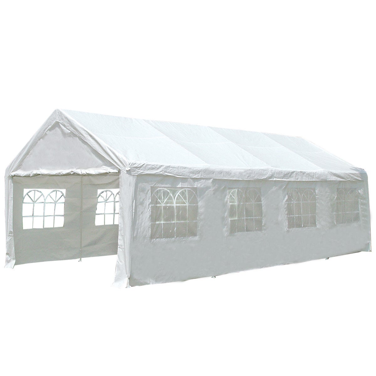 New White 4x8 Gazebo Party Wedding Tent Event Shade Marquee Outdoor Canopy