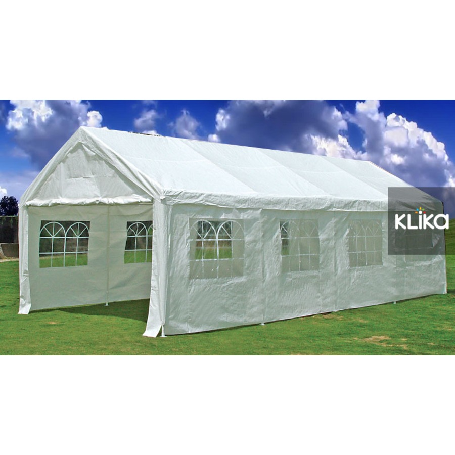 New White 4x8 Gazebo Party Wedding Tent Event Shade Marquee Outdoor Canopy