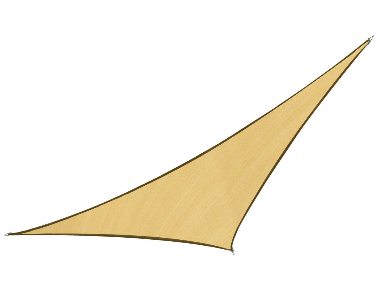 Wallaroo 3.6m X 3.6m X 3.6m Outdoor Sun Shade Sail Canopy - Sand Cloth Triangle