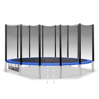 Blizzard 16 Ft Trampoline With Net - Blue
