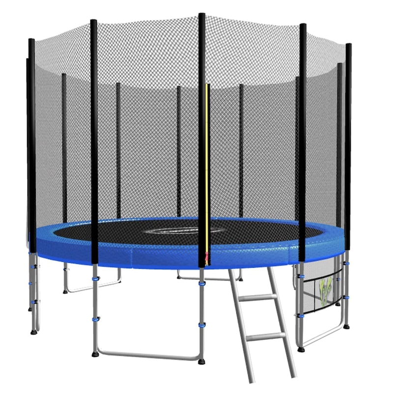 Buy Blizzard 12 Ft Trampoline With Net - Blue - MyDeal