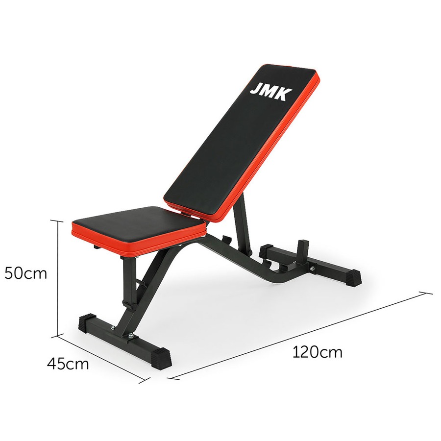Powertrain Adjustable Flat Incline Decline Home Gym Weight Bench Press Exercise Fitness Fid