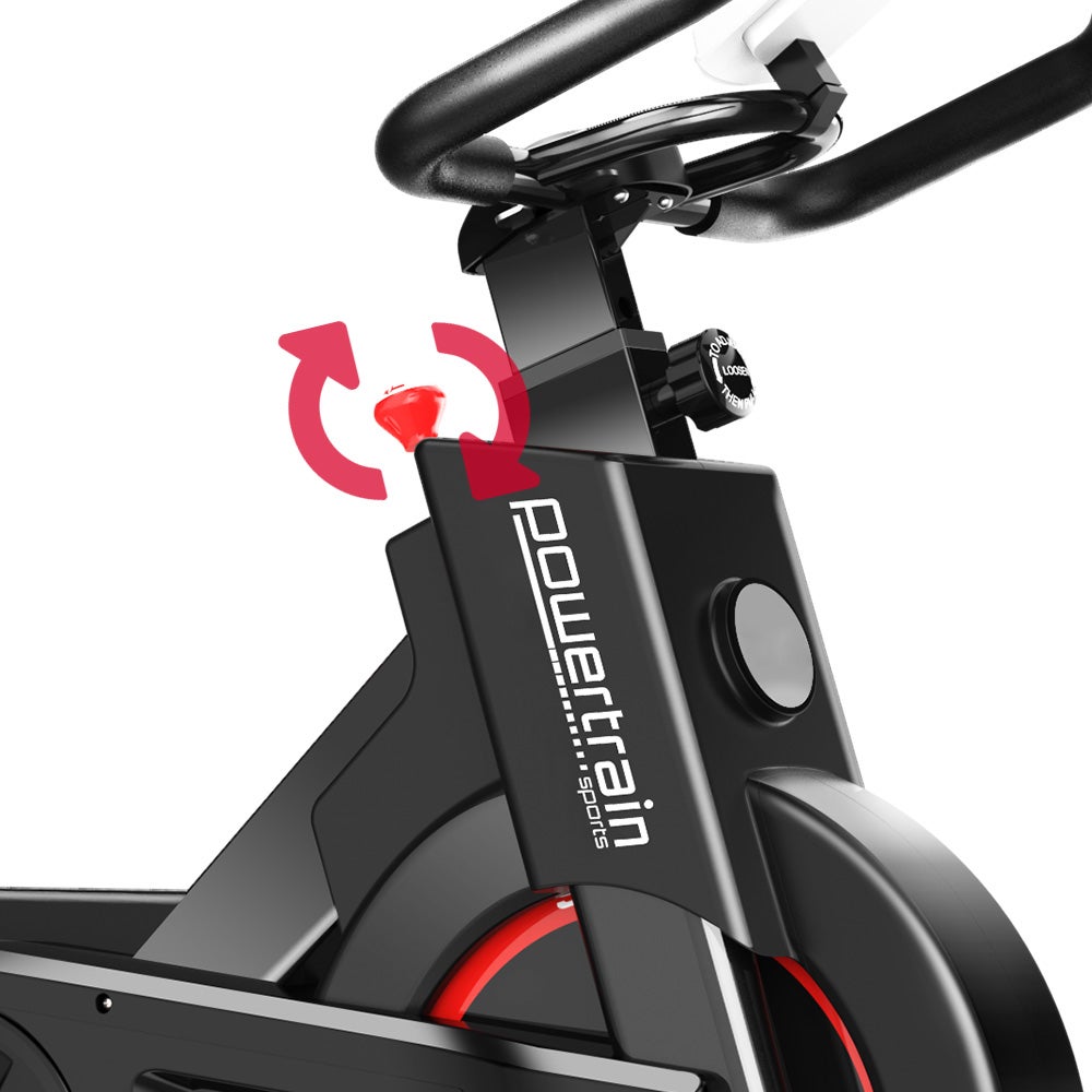 Buy Powertrain Heavy Flywheel Exercise Spin Bike IS500 Black