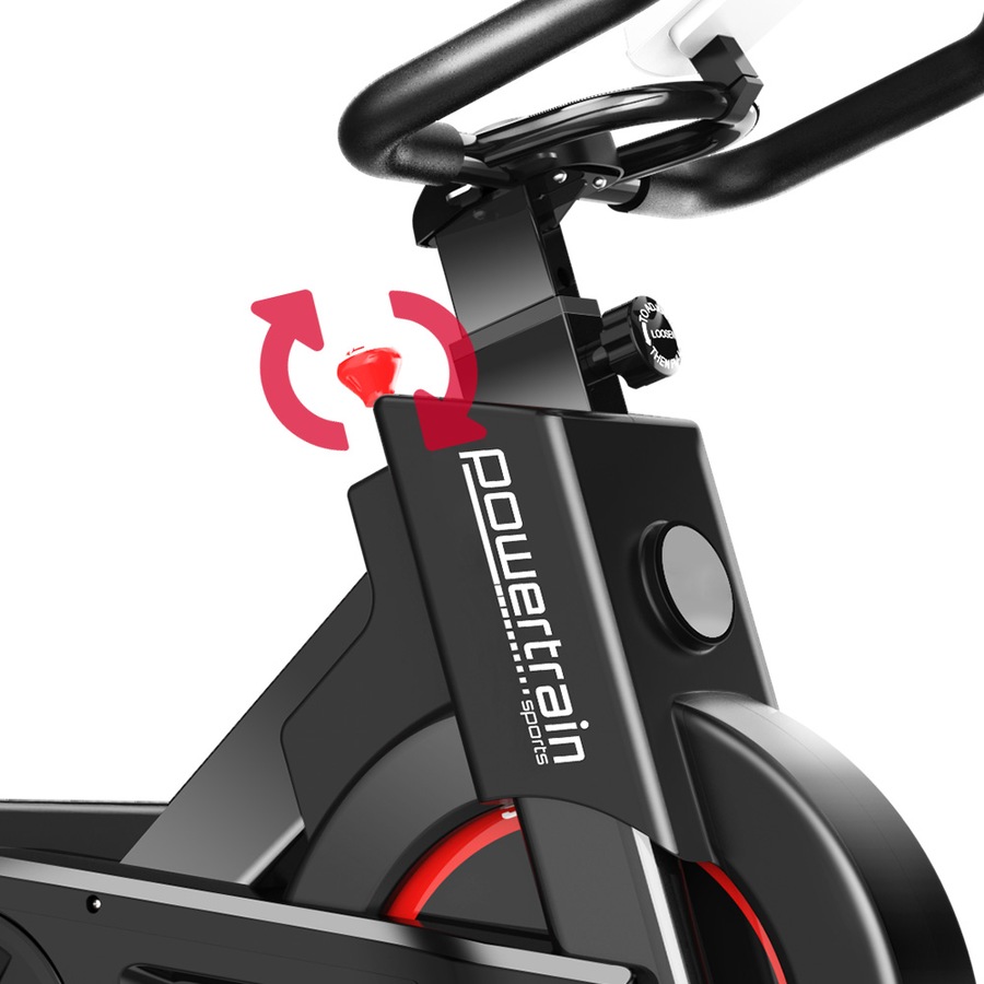 Buy Powertrain Heavy Flywheel Exercise Spin Bike IS500 - Black ...