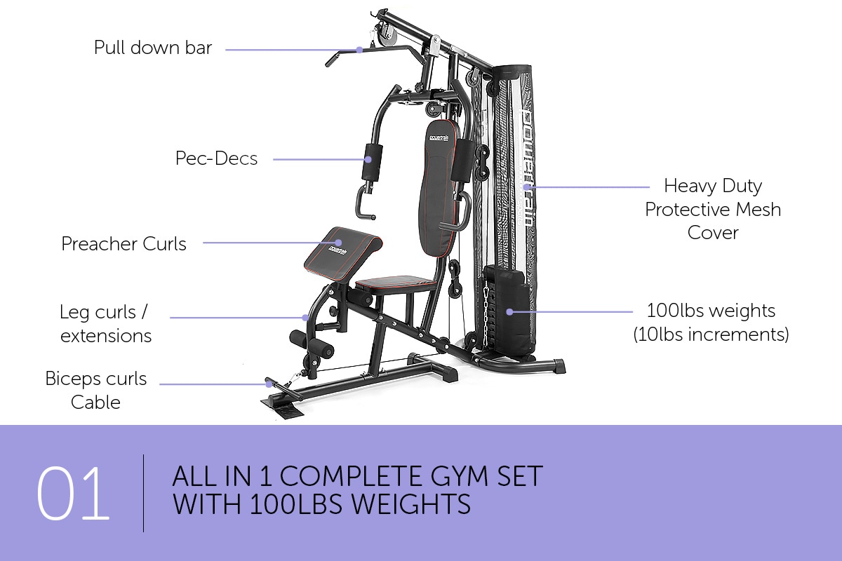 Powertrain multi station home gym online review