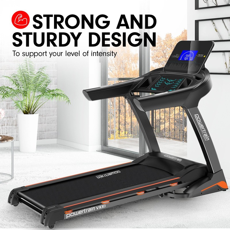 Buy Powertrain V100 Treadmill Running Fitness Exercise Machine Home Gym
