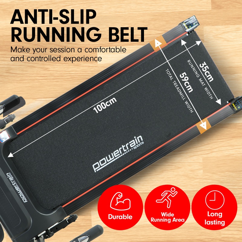 Buy Powertrain V25 Treadmill Running Fitness Exercise Machine Home Gym