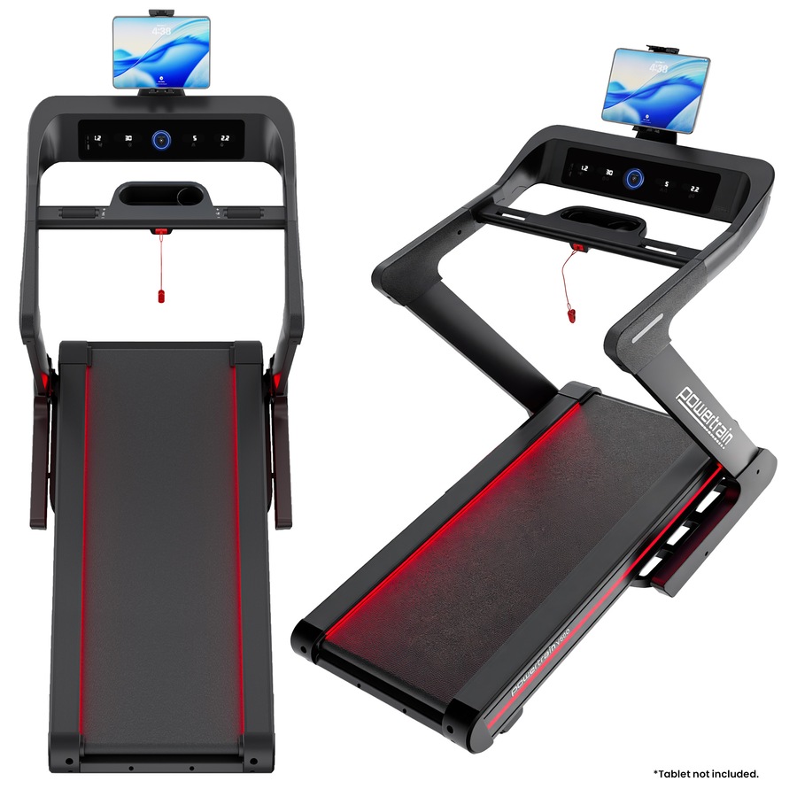 Buy Powertrain V500 Treadmill 3HP Electric Foldable Running Machine ...