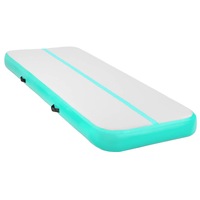 Powertrain 3m Airtrack Tumbling Mat Gymnastics Exercise 20cm Air Track - Green