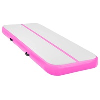 Powertrain 3m Airtrack Tumbling Mat Gymnastics Exercise 20cm Air Track - Pink