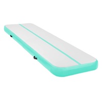 4m Airtrack Tumbling Mat Gymnastics Exercise 20cm Air Track - Green