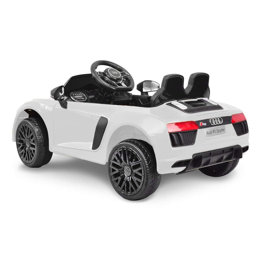 Kahuna Audi R8 Spyder Licensed Kids Ride On Electric Car with Remote Control- White
