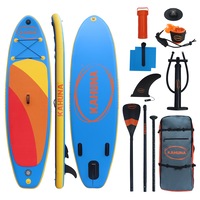 Kahuna Hana Inflatable Stand Up Paddle Board 10FT with iSUP Paddle, Double-Action Pump, Repair Kit, Leash, Carry Bag for Kids and Adults