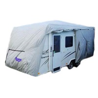 Premium 20ft To 22ft Caravan Cover With Side Zip Campervan 21ft 22ft Camping