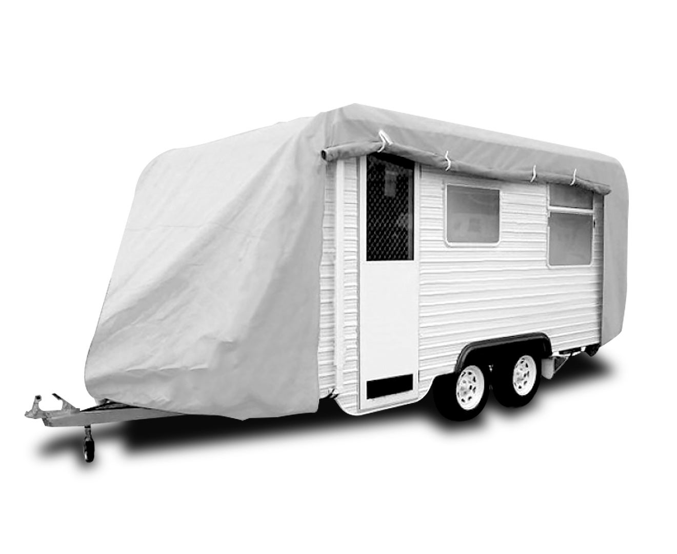 Wallaroo 10ft To 13ft Caravan Cover With Side Zip Campervan 11ft 12ft