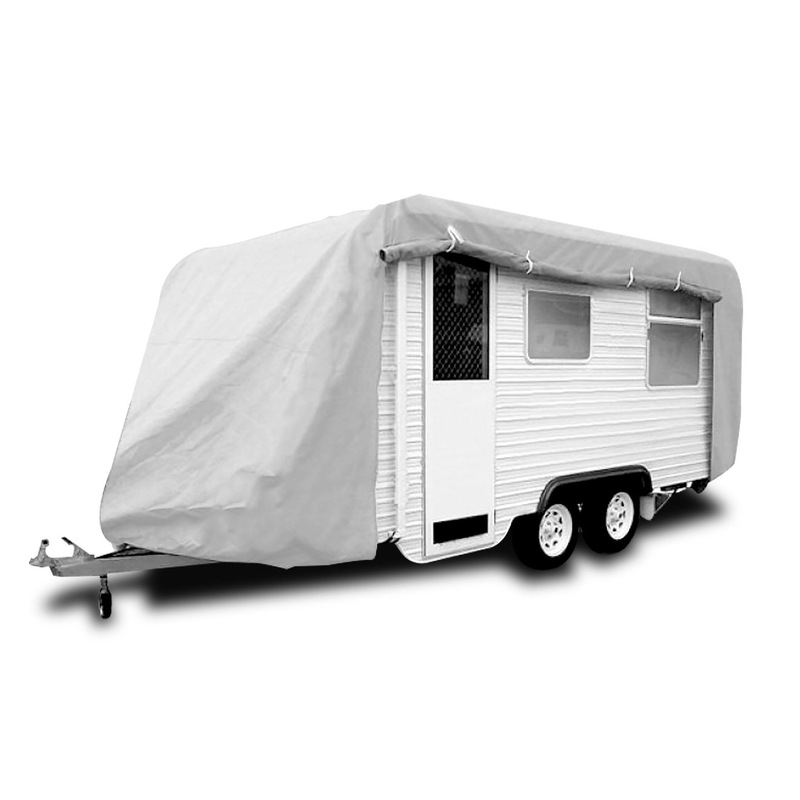 Premium 20ft To 23ft Caravan Cover With Side Zip Campervan 21ft 22ft