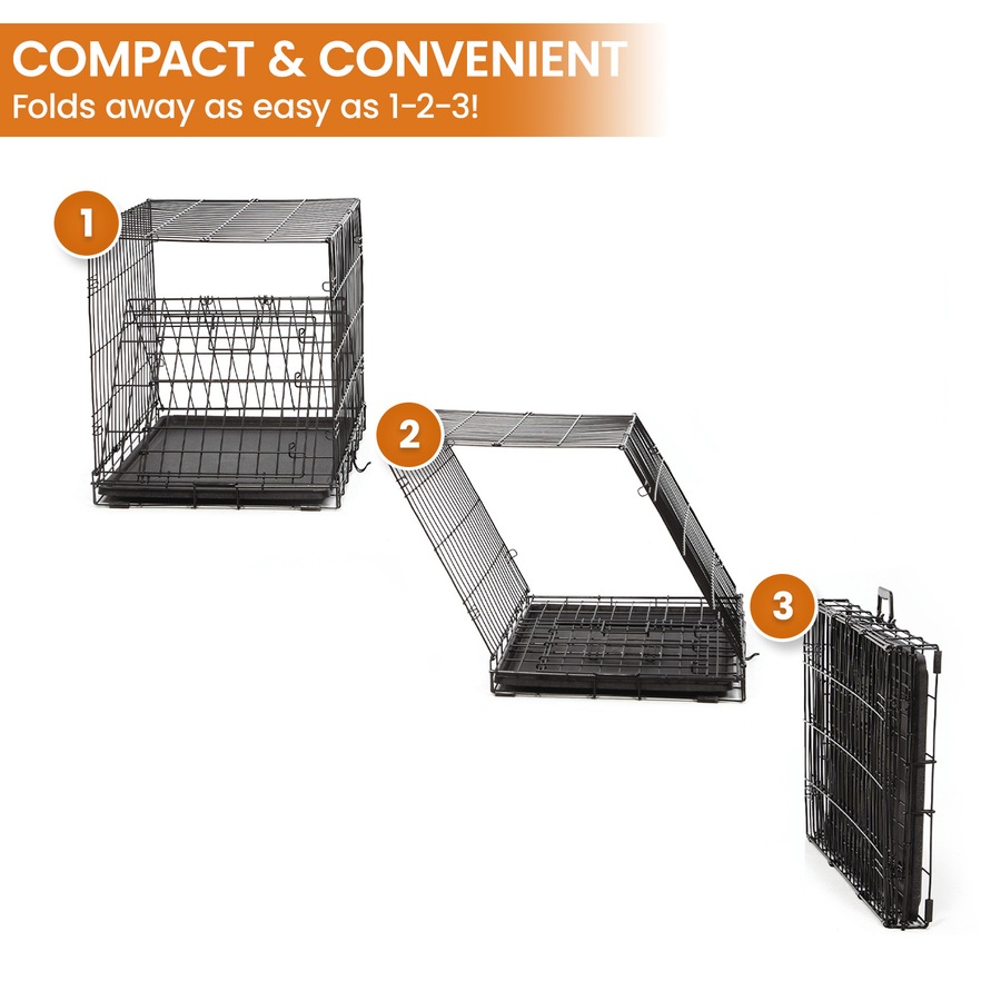 Royale 36in Foldable Pet Wire Dog Crate - Medium