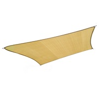 Wallaroo Large 9m X 9m Outdoor Sun Shade Sail Canopy - Sand Cloth Square 9x9