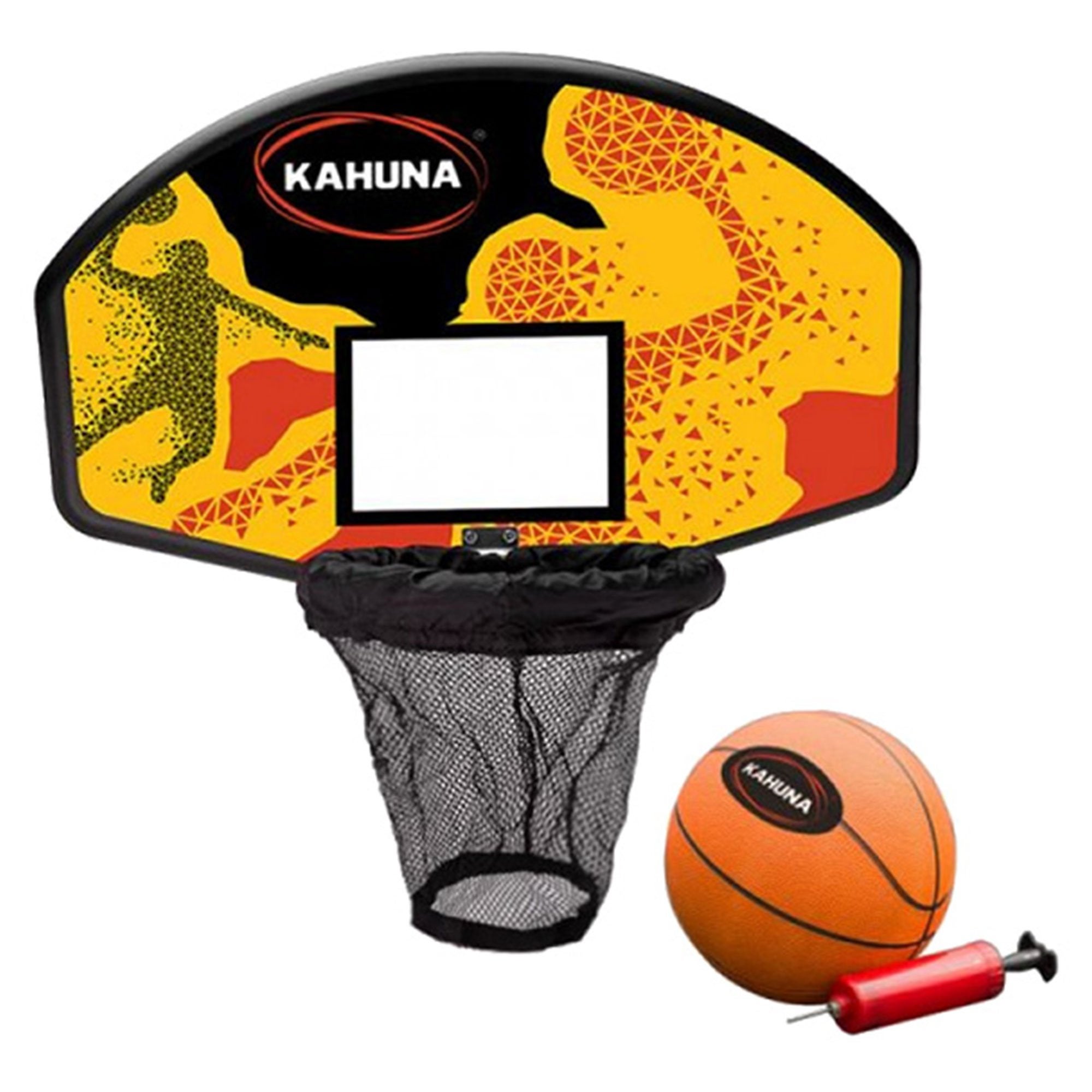 Trampoline Basketball Hoop Ring Backboard Pump Set Ball Kit