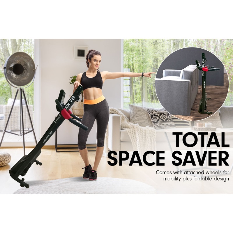 Buy PowerTrain Treadmill V20 Cardio Running Exercise Home Gym MyDeal